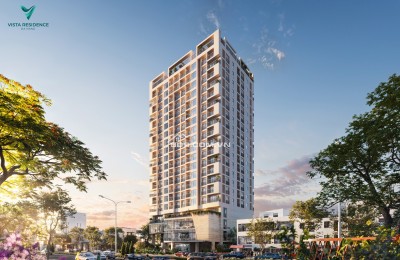 Xem pháo hoa Quốc tế tại căn hộ Vista Residence Đà Nẵng, 76m2, tầng cao, đầu năm 2026 nhận nhà